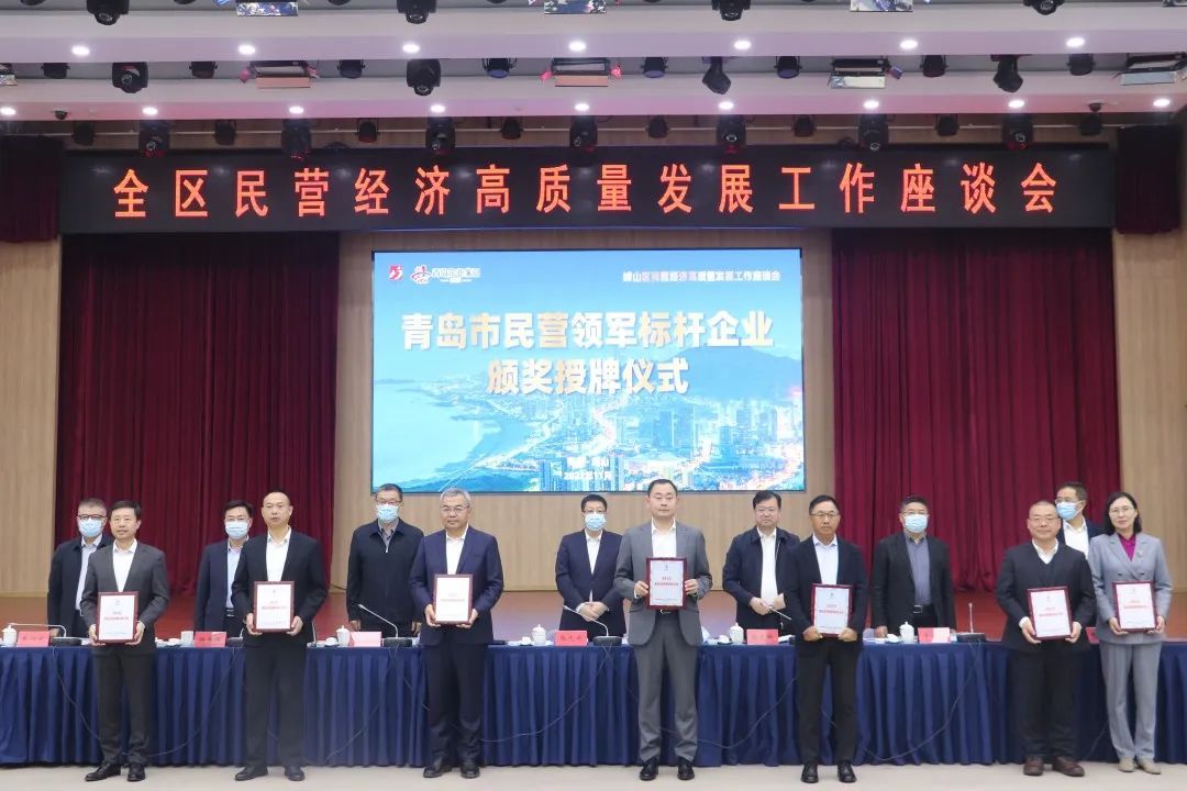 喜報！盛瀚榮獲2022年青島市民營領(lǐng)軍標桿企業(yè)